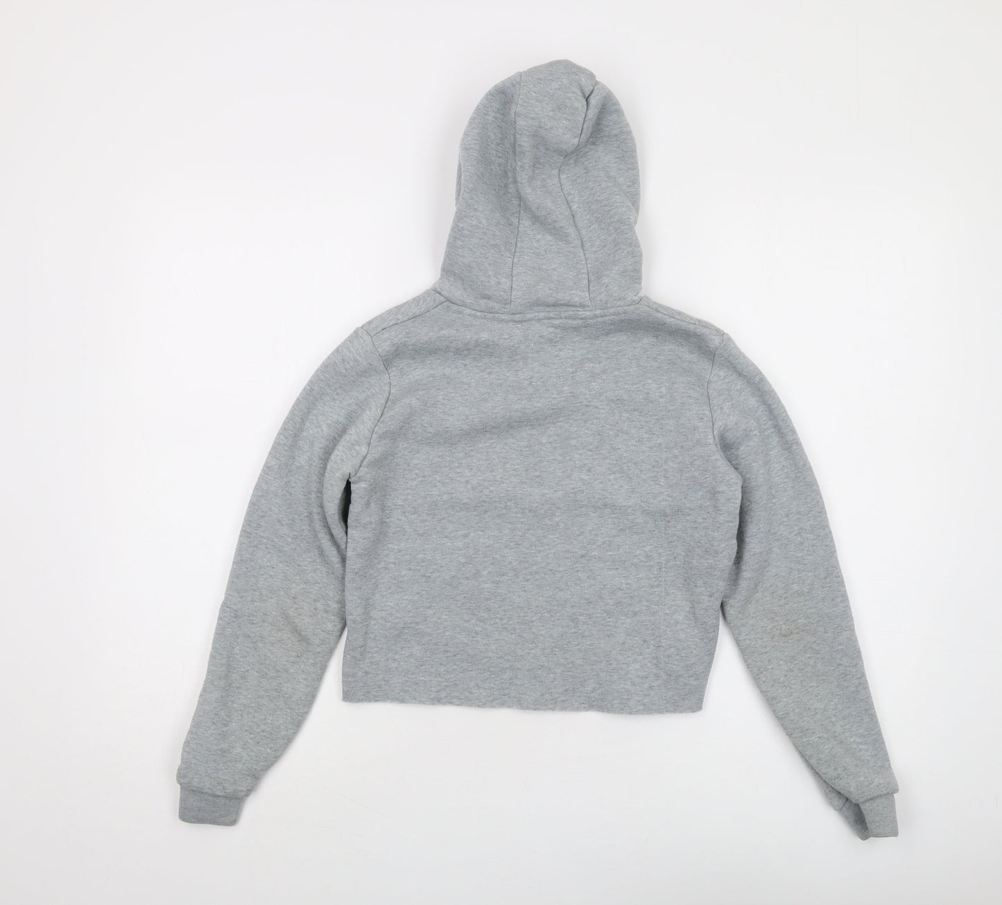Lonsdale Girls Grey Pullover Hoodie Size 11-12 Logo Design
