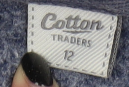 Cotton Traders Women’s Blue Size 12 Sweatshirt