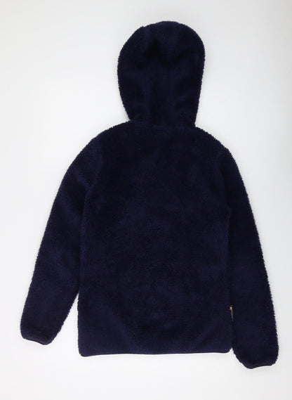 Mountain Warehouse Women's Blue Fleece Jacket with Hood UK 8