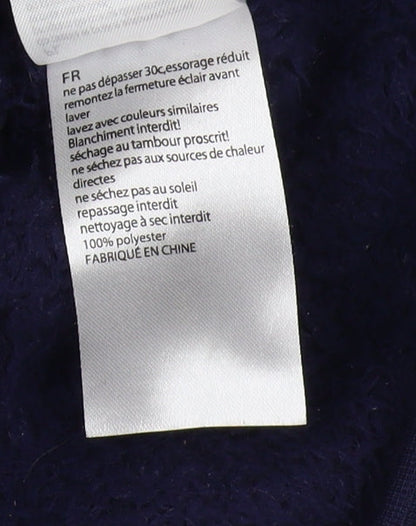 Mountain Warehouse Women's Blue Fleece Jacket with Hood UK 8