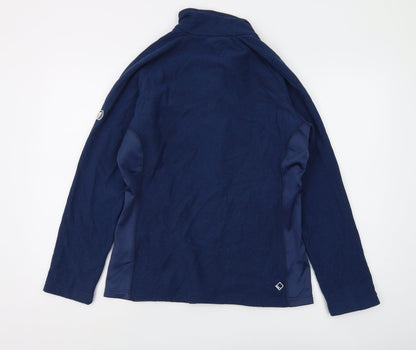 Regatta Blue Full Zip Fleece Sweatshirt Unisex UK 12