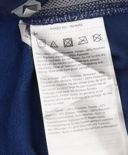 Regatta Blue Full Zip Fleece Sweatshirt Unisex UK 12