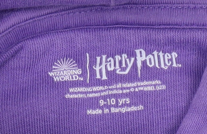 Marks and Spencer Girls Harry Potter Purple Hoodie 9-10 Years