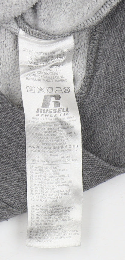 Russell Athletic Boys Grey Full Zip Hoodie 10 Years