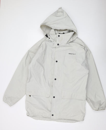 Mens UK Size S Regatta Grey Rain Coat