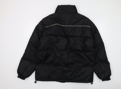 Mens UK Size M FILA Black Puffer Jacket