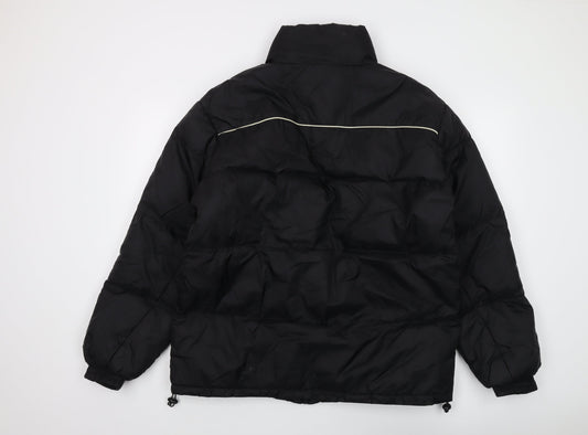 Mens UK Size M FILA Black Puffer Jacket