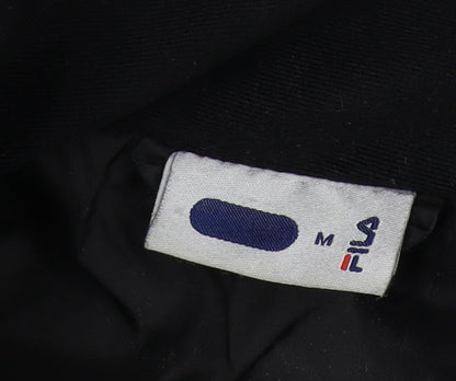 Mens UK Size M FILA Black Puffer Jacket