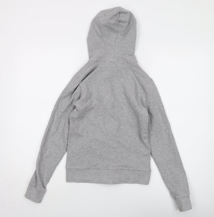 Olympus Sport Grey Full Zip Women's Hoodie UK 8