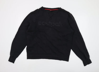 Eastpak XL Unisex Pullover Crew Neck Black Sweatshirt