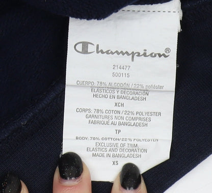 Champion Women's XS Blue Pullover Sweatshirt