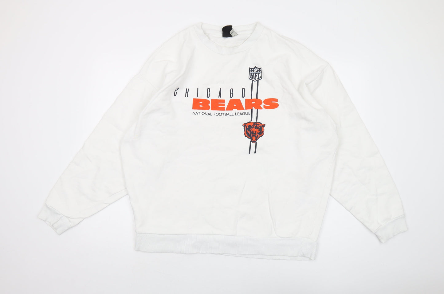 Mens UK Size XL ASOS White Pullover Sweatshirt