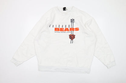 Mens UK Size XL ASOS White Pullover Sweatshirt
