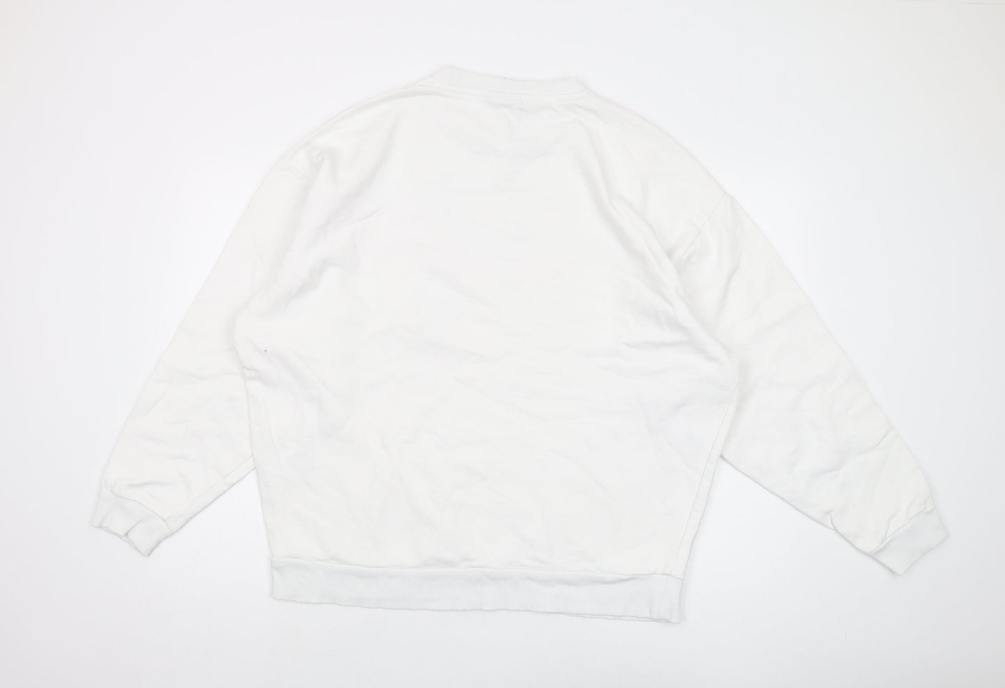 Mens UK Size XL ASOS White Pullover Sweatshirt