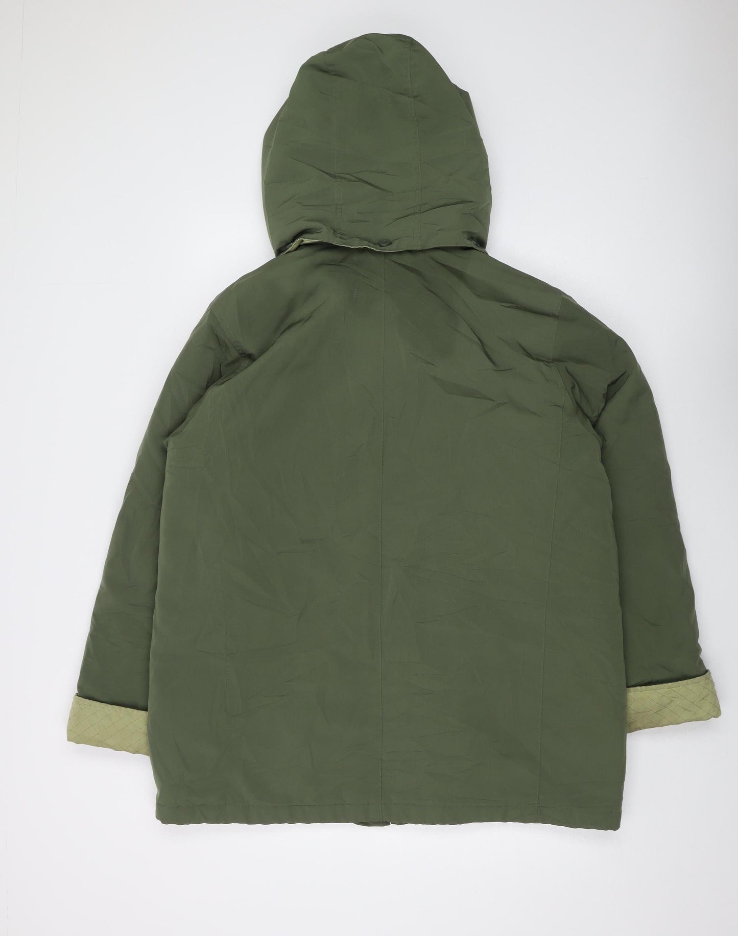 Mens UK Size L Big Chill Green Parka Coat
