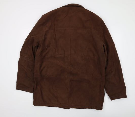 Mens UK Size M Odermark Brown Basic Jacket