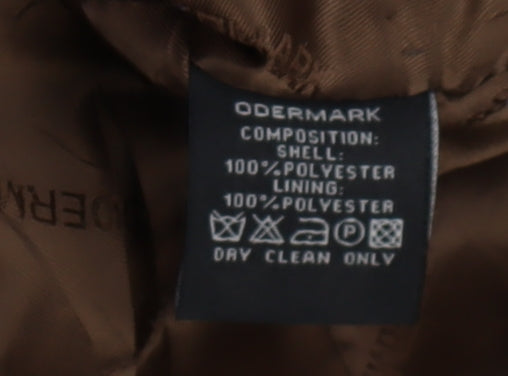 Mens UK Size M Odermark Brown Basic Jacket