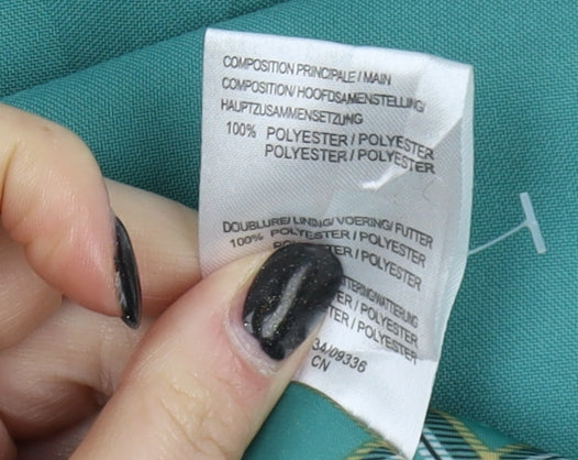 Damart Women's Green Rain Coat Jacket Size 18