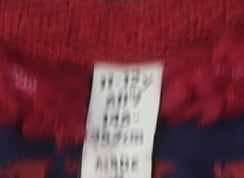 Brand and care label for Joules girls’ multicoloured striped pullover sweatshirt 11 years