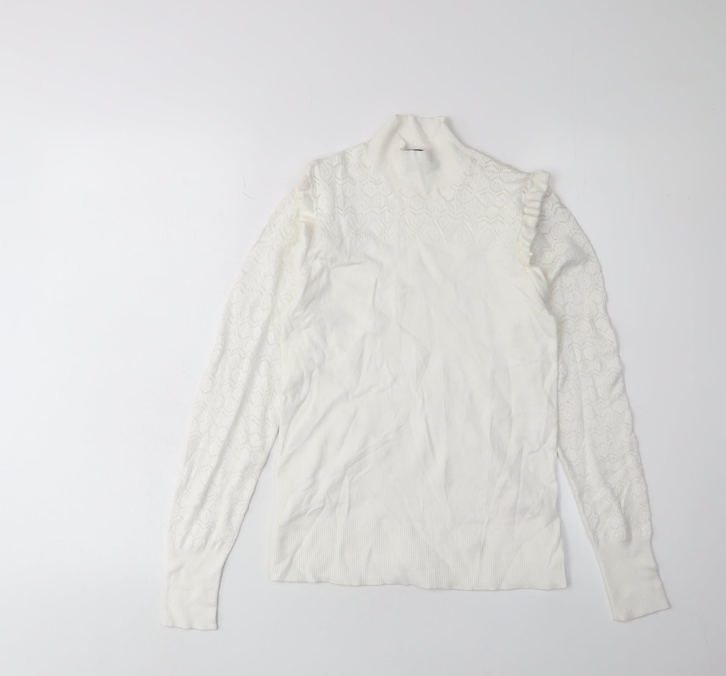 Womens UK Size 8 Nobody's Child Ivory Pullover Jumper