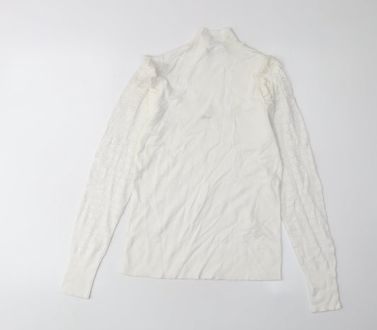Womens UK Size 8 Nobody's Child Ivory Pullover Jumper