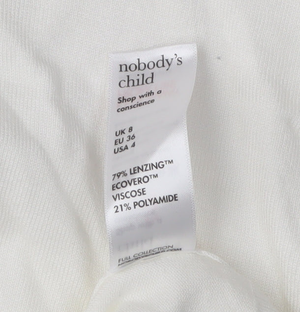 Womens UK Size 8 Nobody's Child Ivory Pullover Jumper