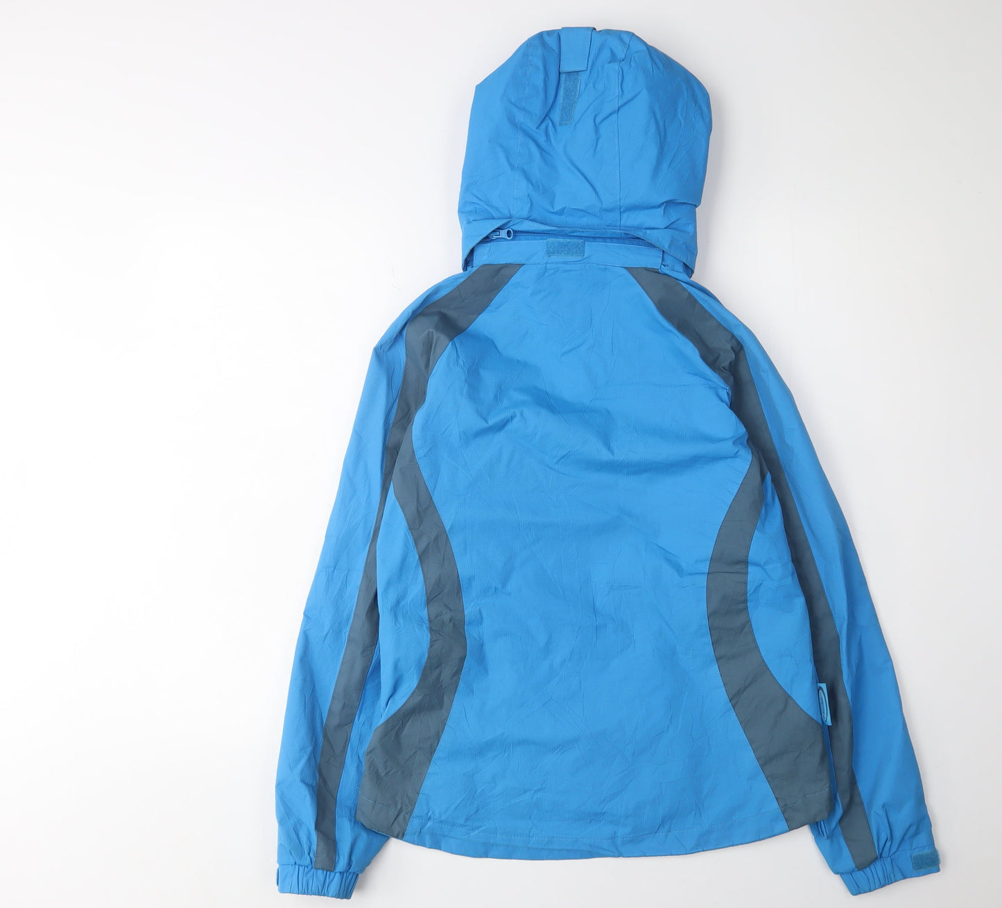 Womens UK Size 8 Mountainlife Blue Rain Coat