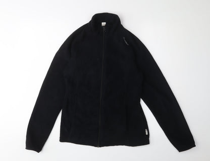 Womens UK Size M Oxylane Black Basic Jacket