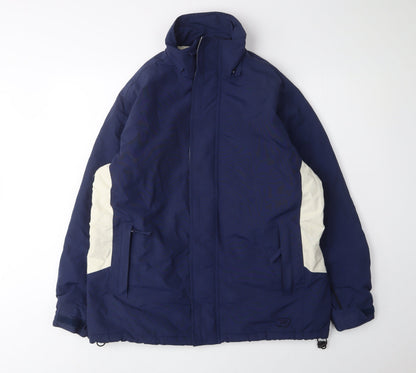 Mens UK Size S C&A Blue 3-in-1 Jacket