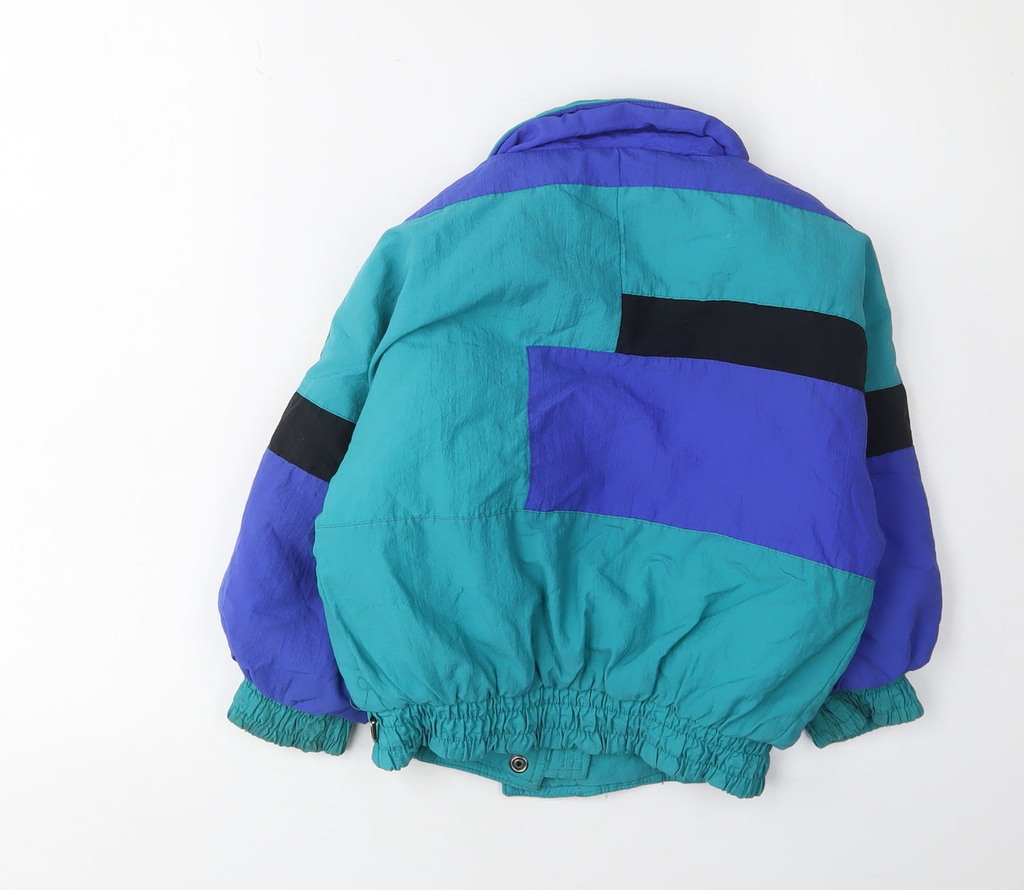 Rodeo Boys Colourblock Puffer Jacket Blue Size 4-5