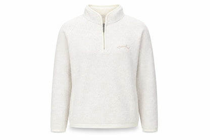 WenaTich Women's Ivory Knit Pullover Sweatshirt L