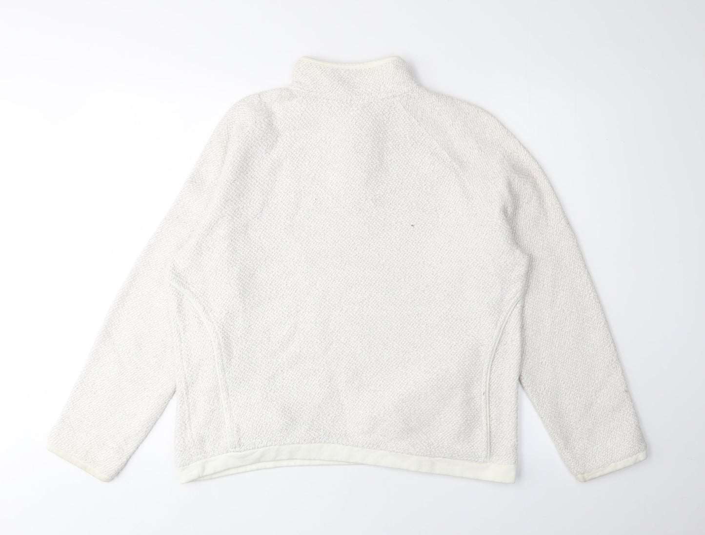 WenaTich Women's Ivory Knit Pullover Sweatshirt L