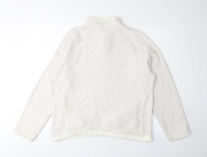 WenaTich Women's Ivory Knit Pullover Sweatshirt L