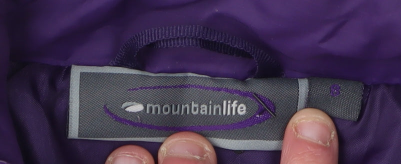 Womens UK Size S Mountainlife Purple 3-in-1 Jacket