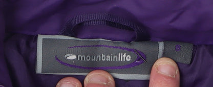 Womens UK Size S Mountainlife Purple 3-in-1 Jacket