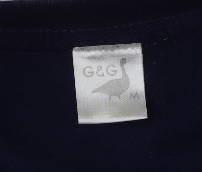 Mens UK Size M G&G Blue Pullover Sweatshirt