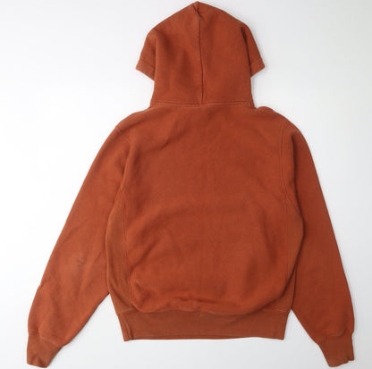 Mens UK Size S Champion Brown Pullover Hoodie