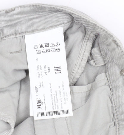 MAC Women's Grey Chino Trousers Size 12