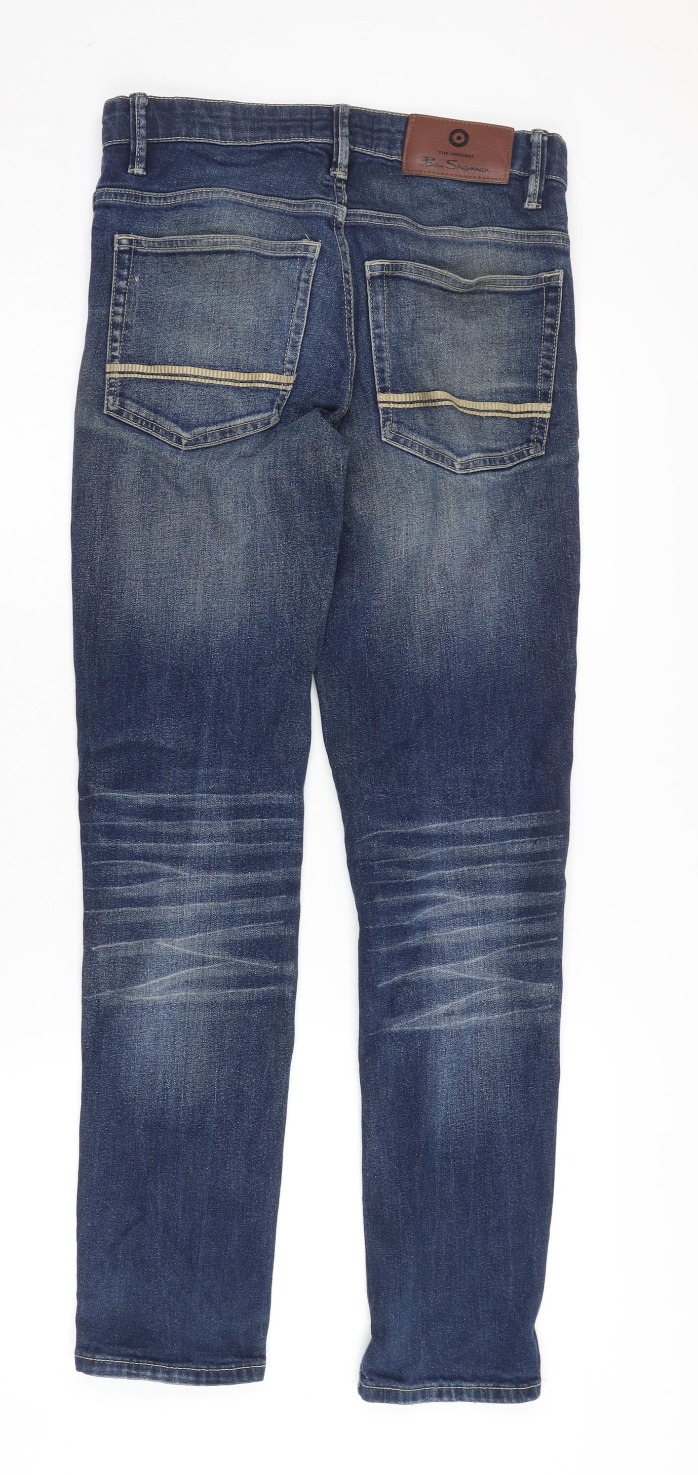 Ben Sherman Men's Blue Slim Fit Jeans 30 Waist