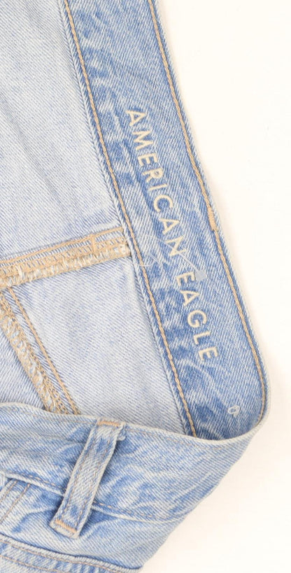 American Eagle Unisex Blue Distressed Jeans Size 10