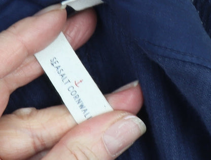 Seasalt Cornwall Blue Corduroy Trousers Size 10 Unisex