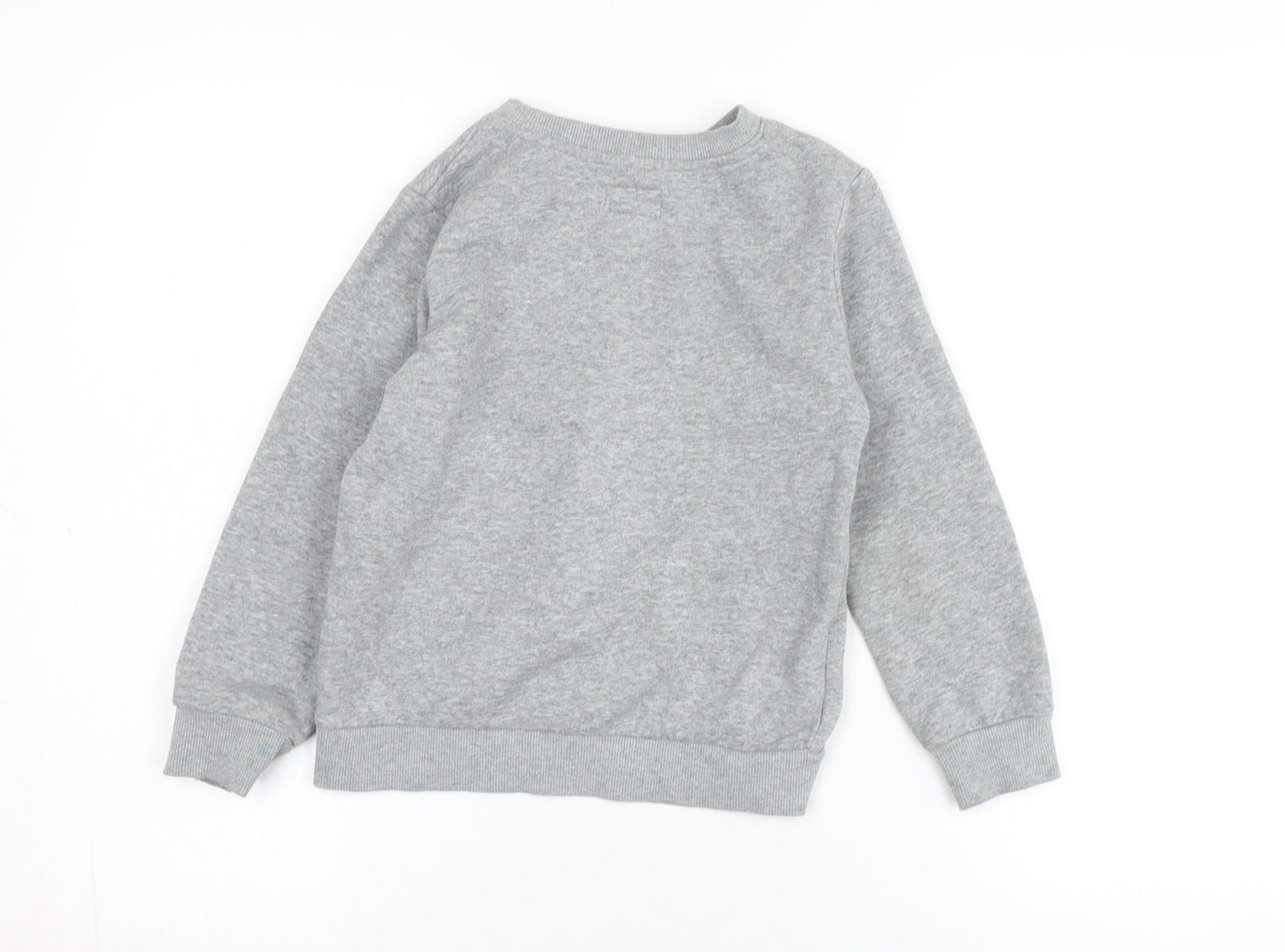 Converse Grey Kids' Sweatshirt, 7-8 Years, Graphic Print, Casual
