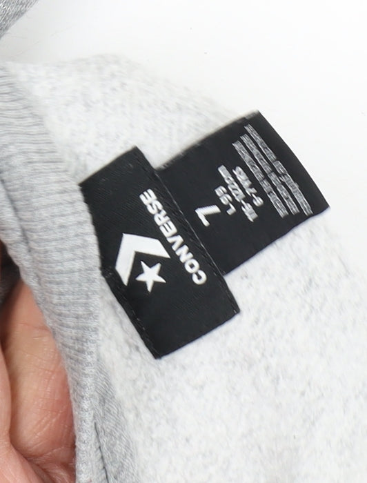 Converse Grey Kids' Sweatshirt, 7-8 Years, Graphic Print, Casual