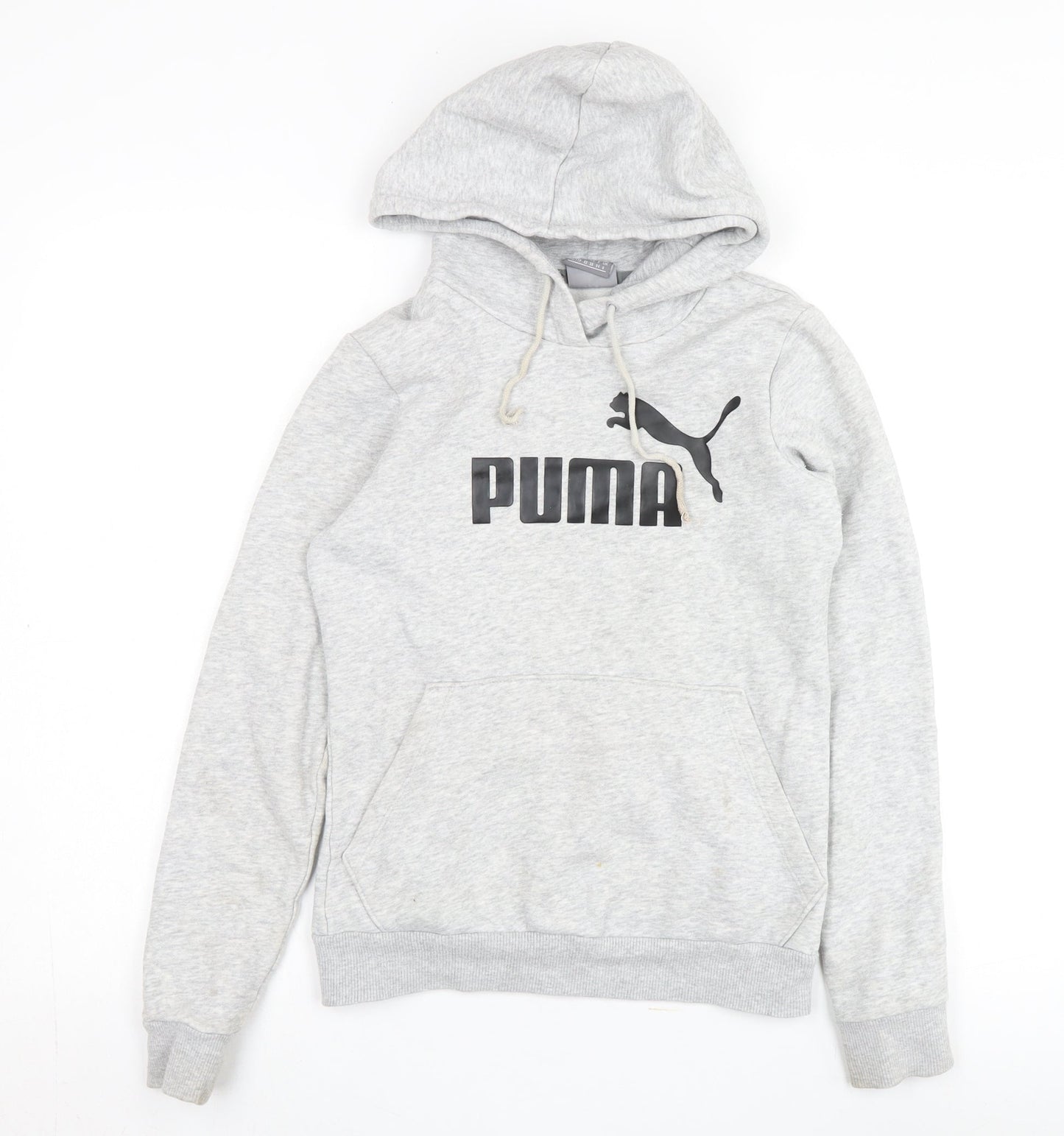 Puma Boys Grey Logo Hoodie 2XS Pullover
