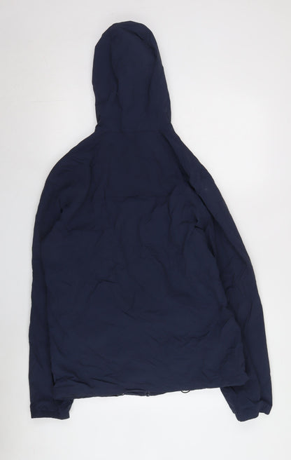 Jack Wills Unisex Blue Windbreaker Jacket M
