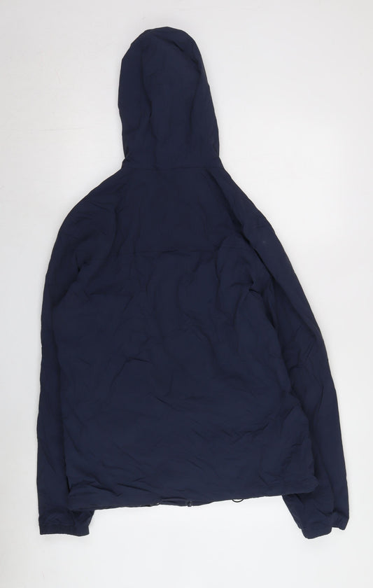 Jack Wills Unisex Blue Windbreaker Jacket M