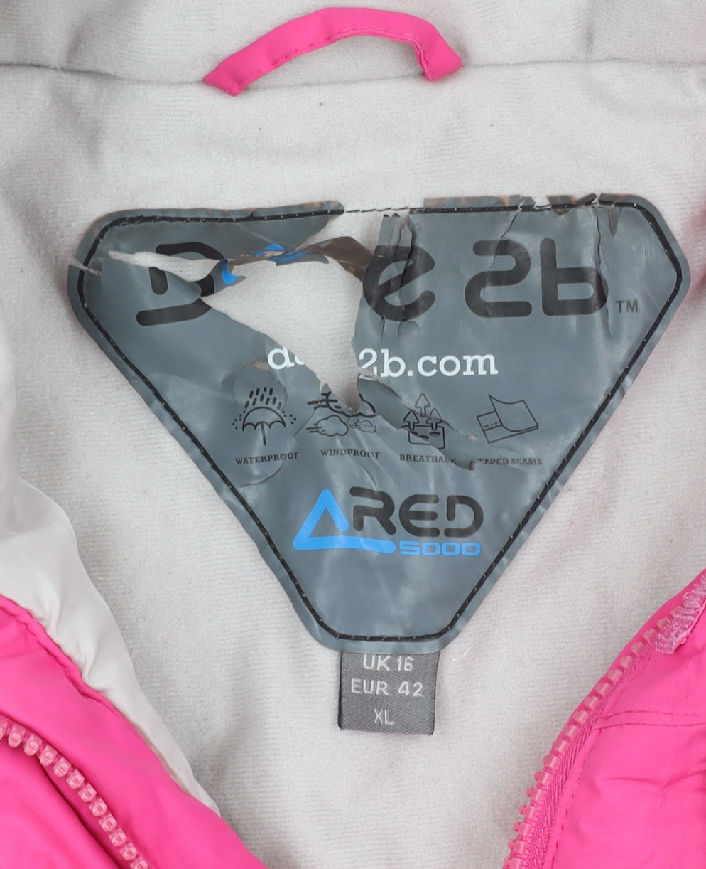 Dare 2b Women's Pink Ski Jacket Size 16