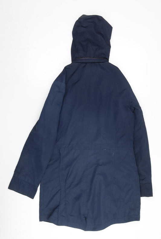 Womens UK Size 10 CC Blue Parka Coat