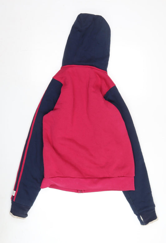 Lonsdale Women’s Red Hooded Jacket, Size 16