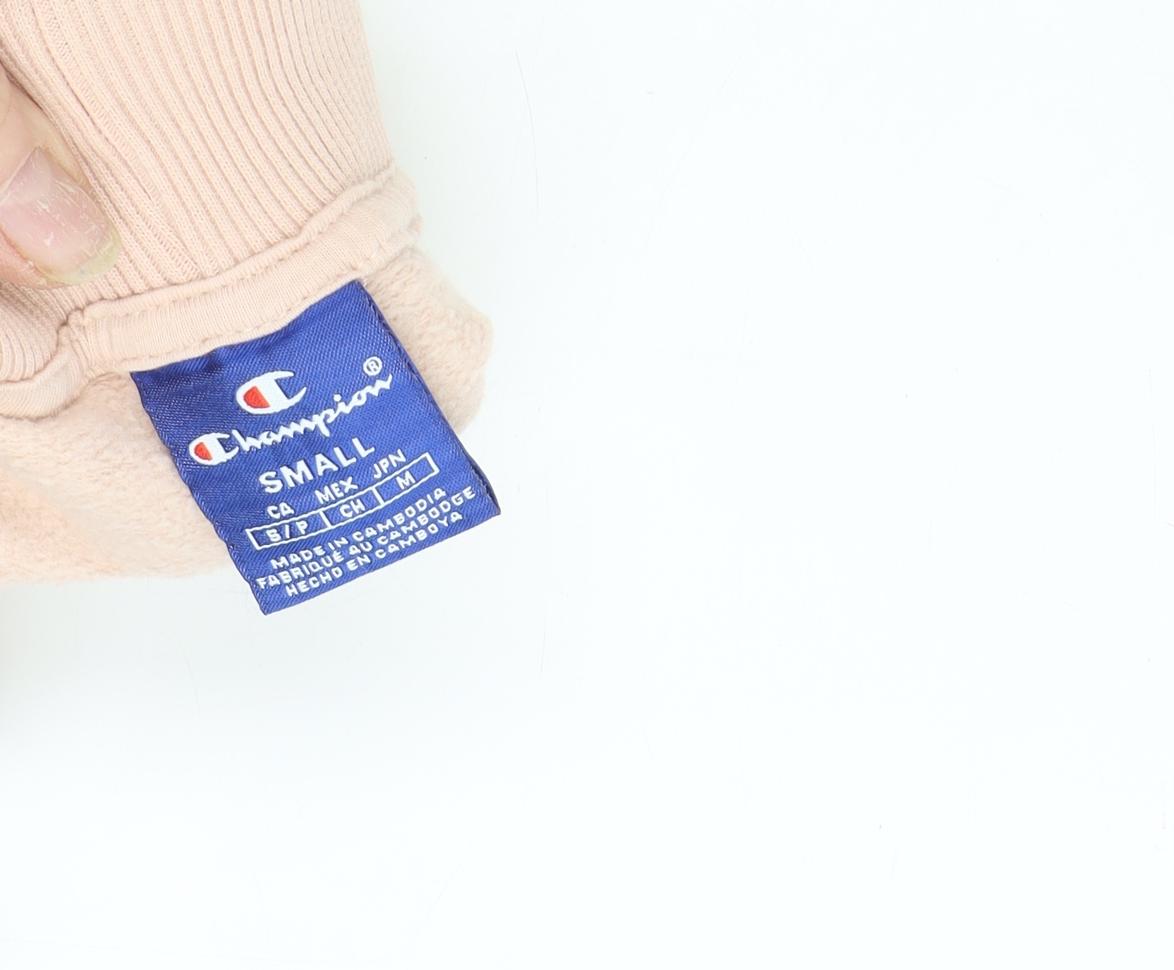 Champion Women's Beige High Neck Pullover Sweatshirt Size S